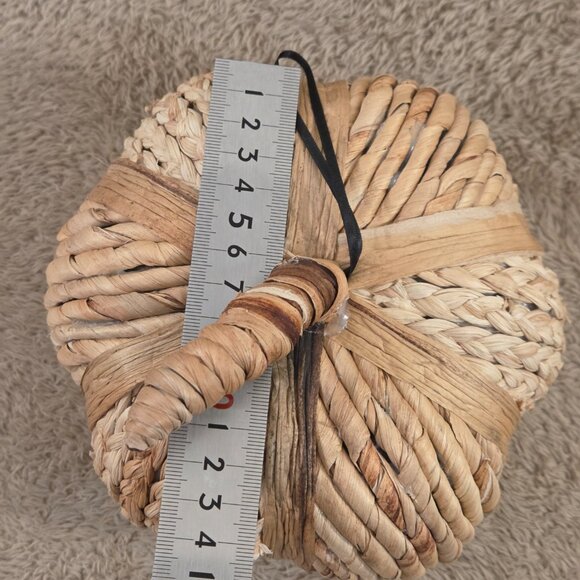 Natural Woven Pumpkin Decor – Xmas & New Year - Picture 5 of 5